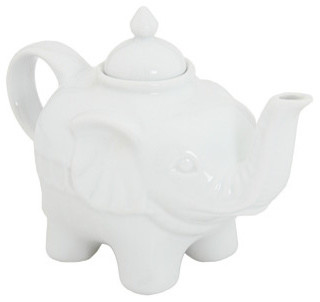 BIA Cordon Bleu Elephant Teapot, White