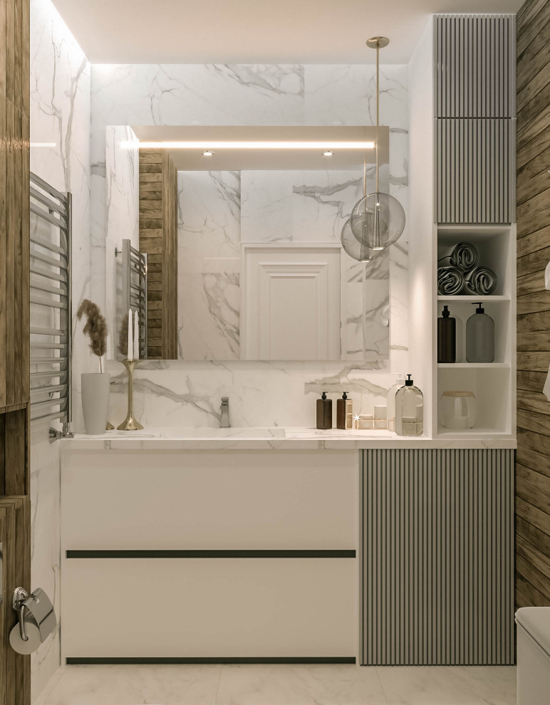 Квартира в современном стиле с теплыми тонами и уютной атмосферой