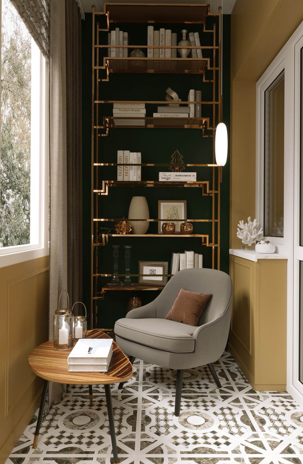 Квартира в неоклассическом стиле для молодой девушки