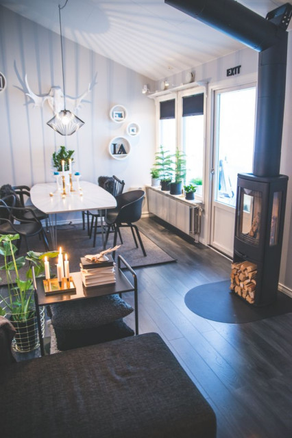 Inredningsstyling av vardagsrum moderne-salon