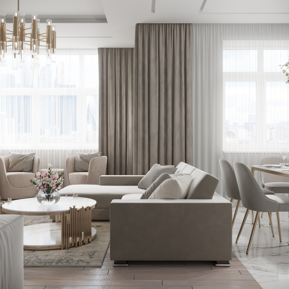 Квартира 115м2, ЖК Циолковский, 2021 год