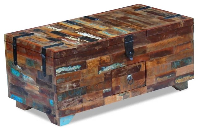 Vidaxl Coffee Table Box Chest Solid Reclaimed Wood 31 5 Stand Couch Farmhouse Tables By Vida Xl International B V - Solid Wood Coffee Table Chest Vidaxl Coffee Table Box Chest Solid Reclaimed Wood 31 5 Stand Couch Farmhouse Tables By Vida Xl International B V - Solid Wood Coffee Table Chest