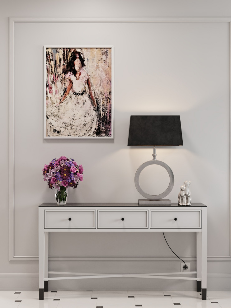 Контрастный белыйкон