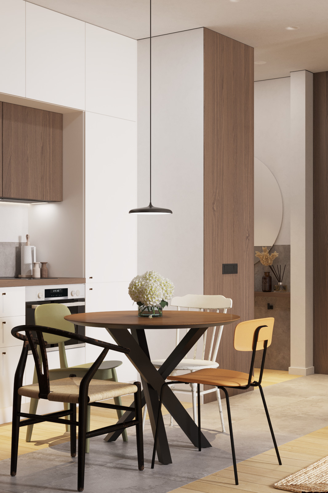 Проект интерьера квартиры "Intersect"