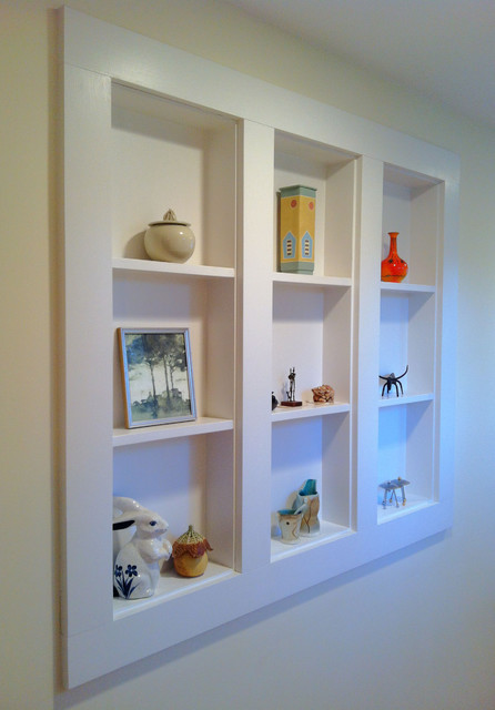 Eclectic Living Bridgeport Found Shelves eclectic-living-room