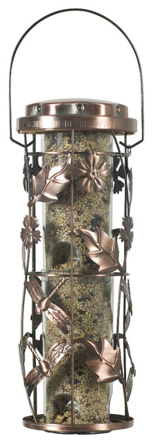Birdscapes Copper Garden Wild Bird Feeder 6 Feeding Ports