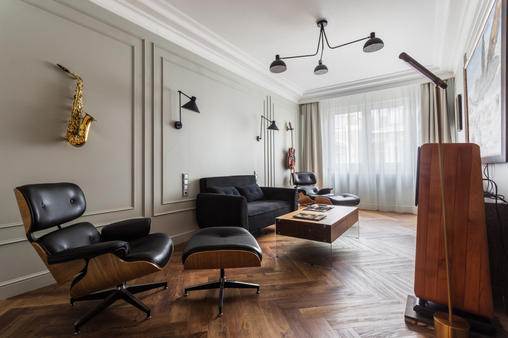 Двухуровневая современная квартира