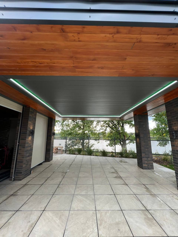 интегрированная биоклиматическая пергола