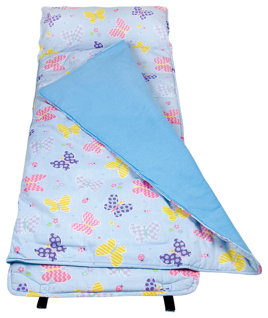 Olive Kids Butterfly Garden Nap Mat Contemporary Kids Blankets