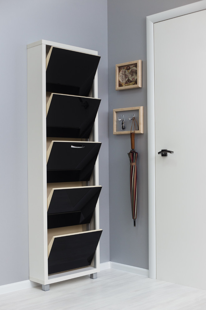 Обувные шкафы серии ЛЮКС 5 секций