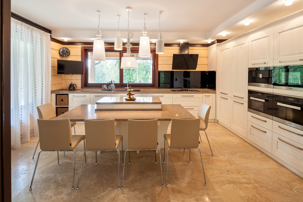 Интерьер трехэтажного загородного дома в Нижегородской области