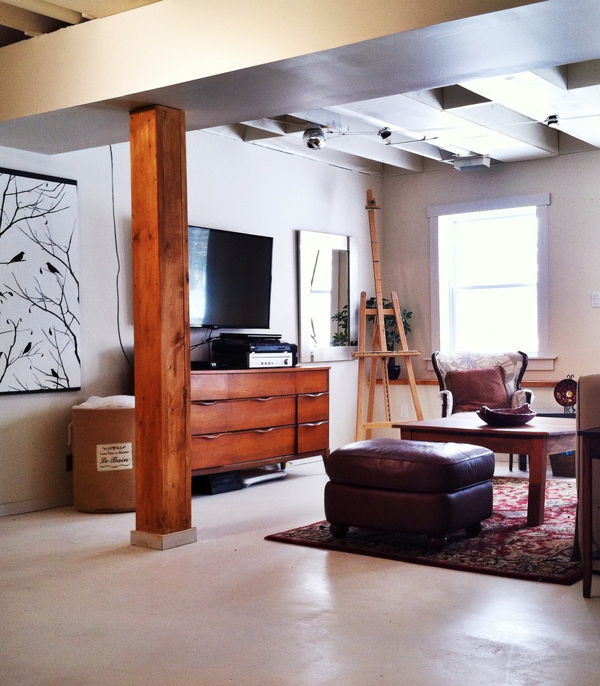 Dunrobin house renovation Industrial Ottawa by Lisa Hampel Design