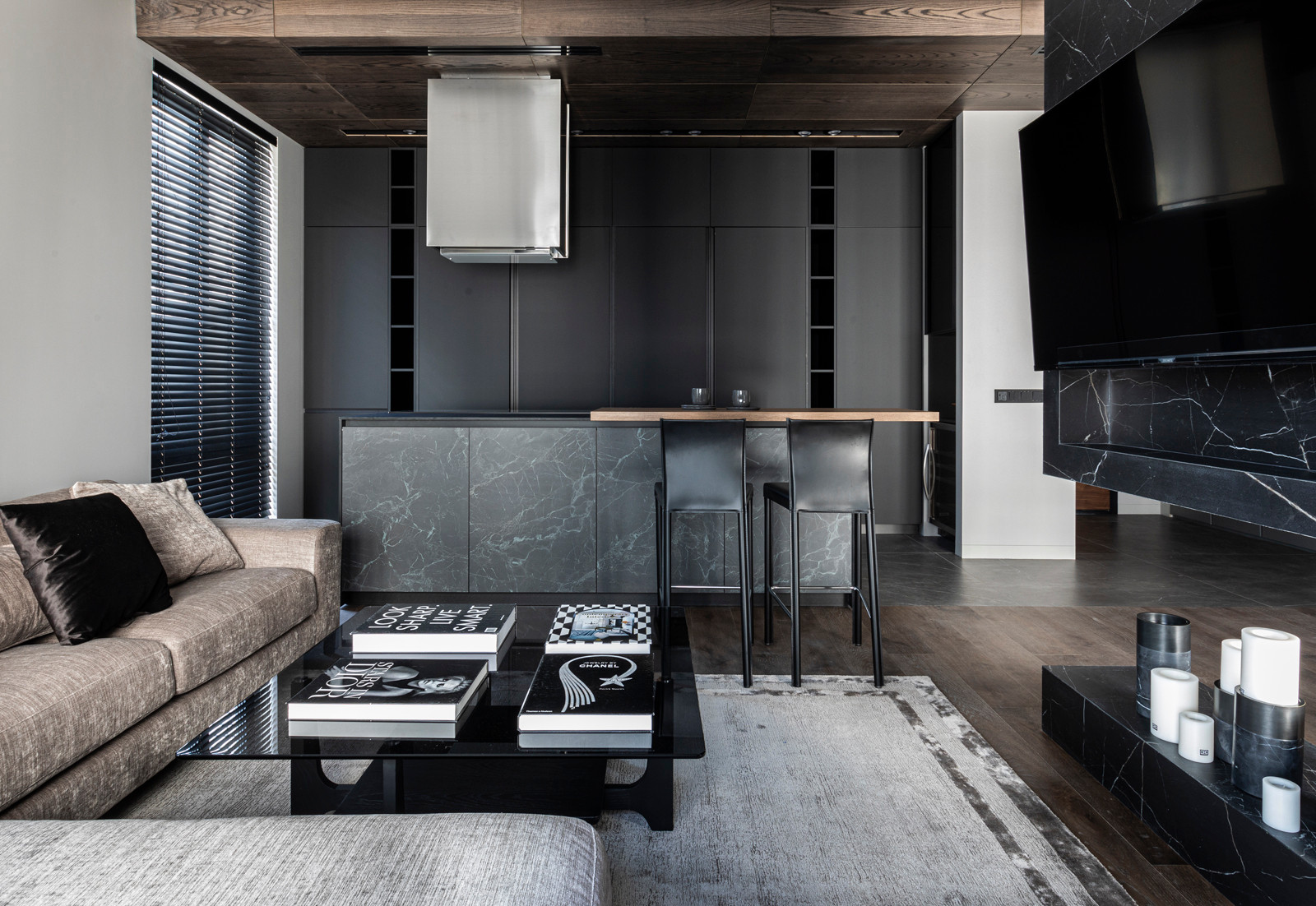 Реализованный проект квартиры 90м2 в ЖК Пресня сити