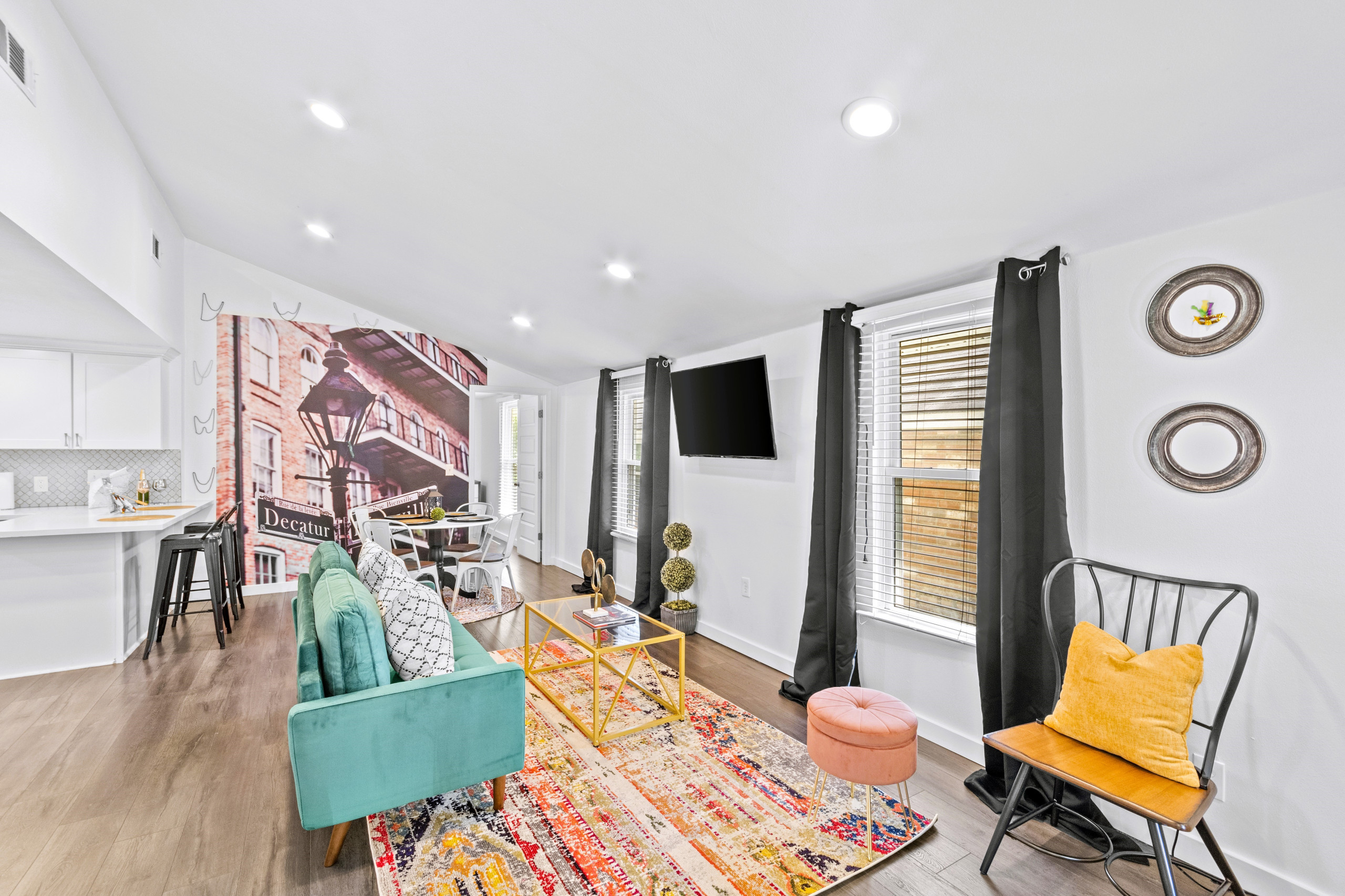 Inspiration for a living room remodel in Raleigh