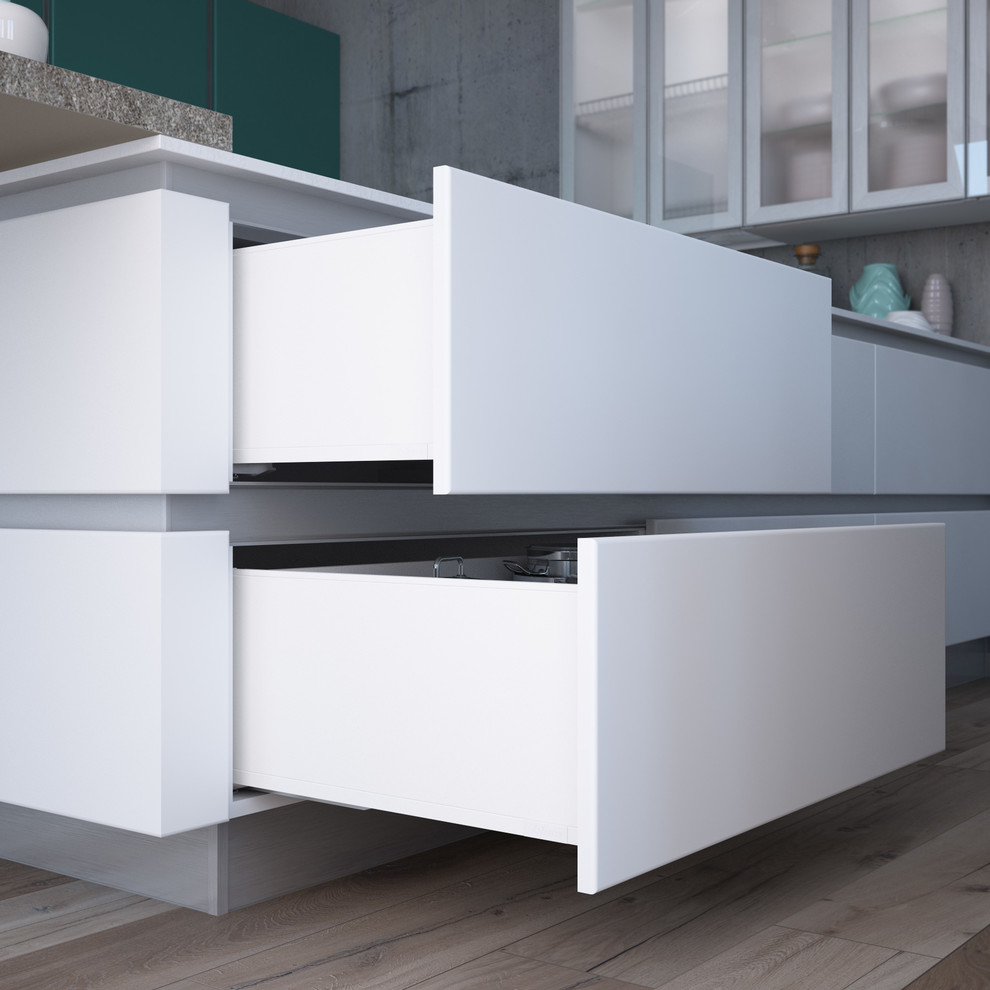 Модель кухни Color Wave-Snow