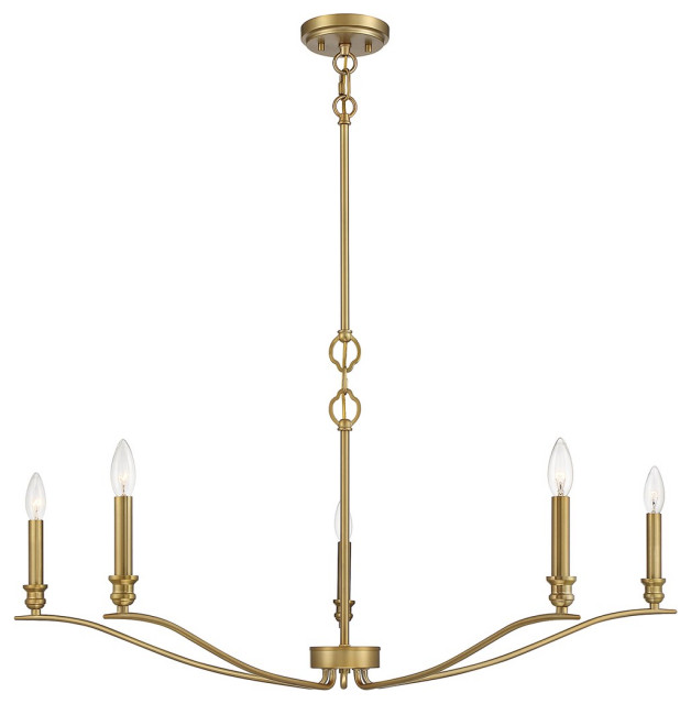 Savoy House Meridian 5 Light Chandelier M10086nb Natural Brass Traditional Chandeliers By Lighting And Locks Houzz Savoy House Meridian 5 Light Chandelier, Meridia 12 Light Brass Sputnik Style Chandelier