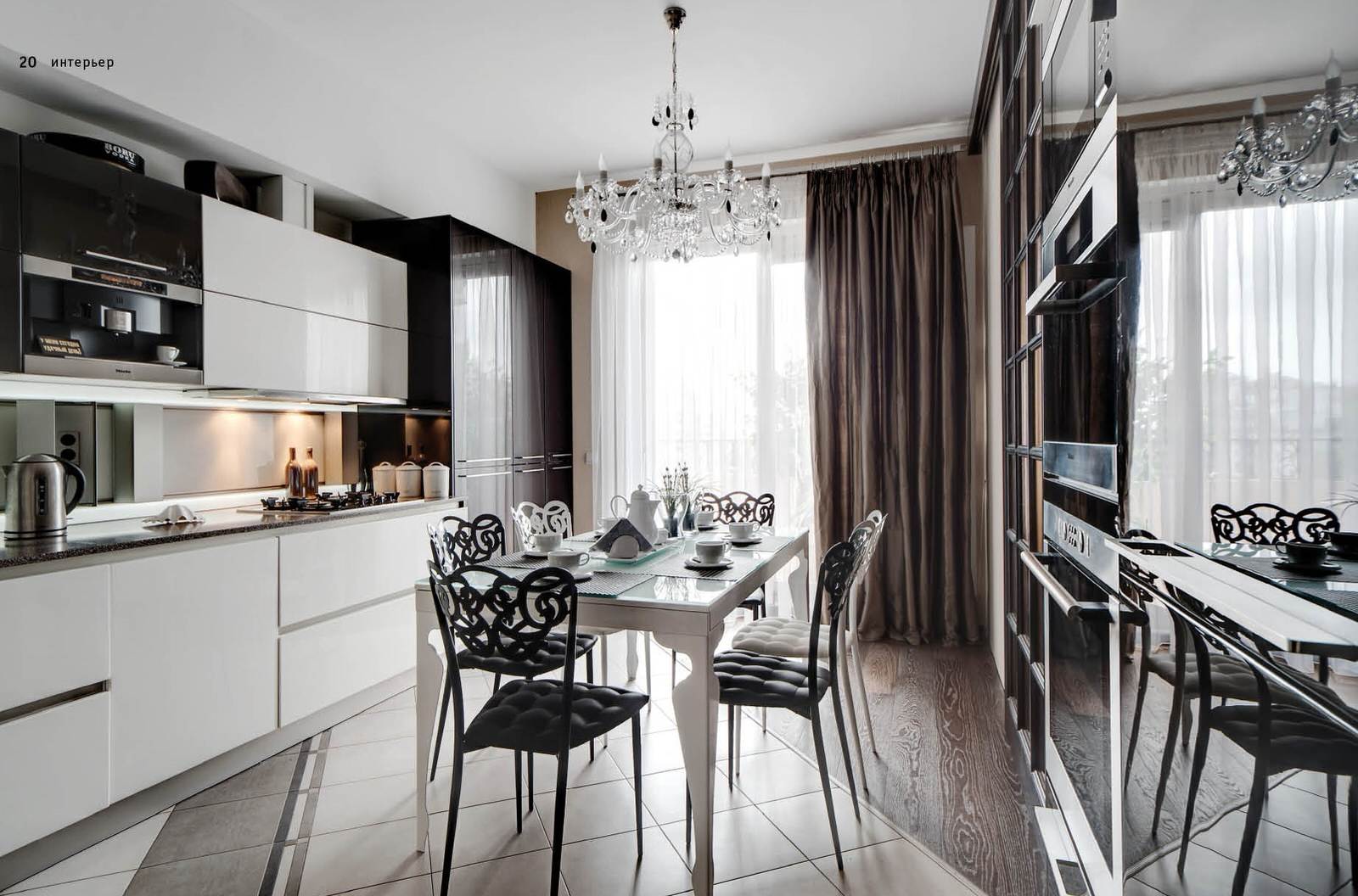 Иинтерьер квартиры общей площадью 140м2 по Ул.С.Колоскова