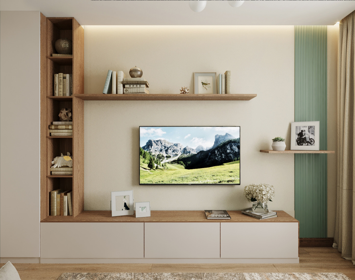 Современный интерьер гостинной