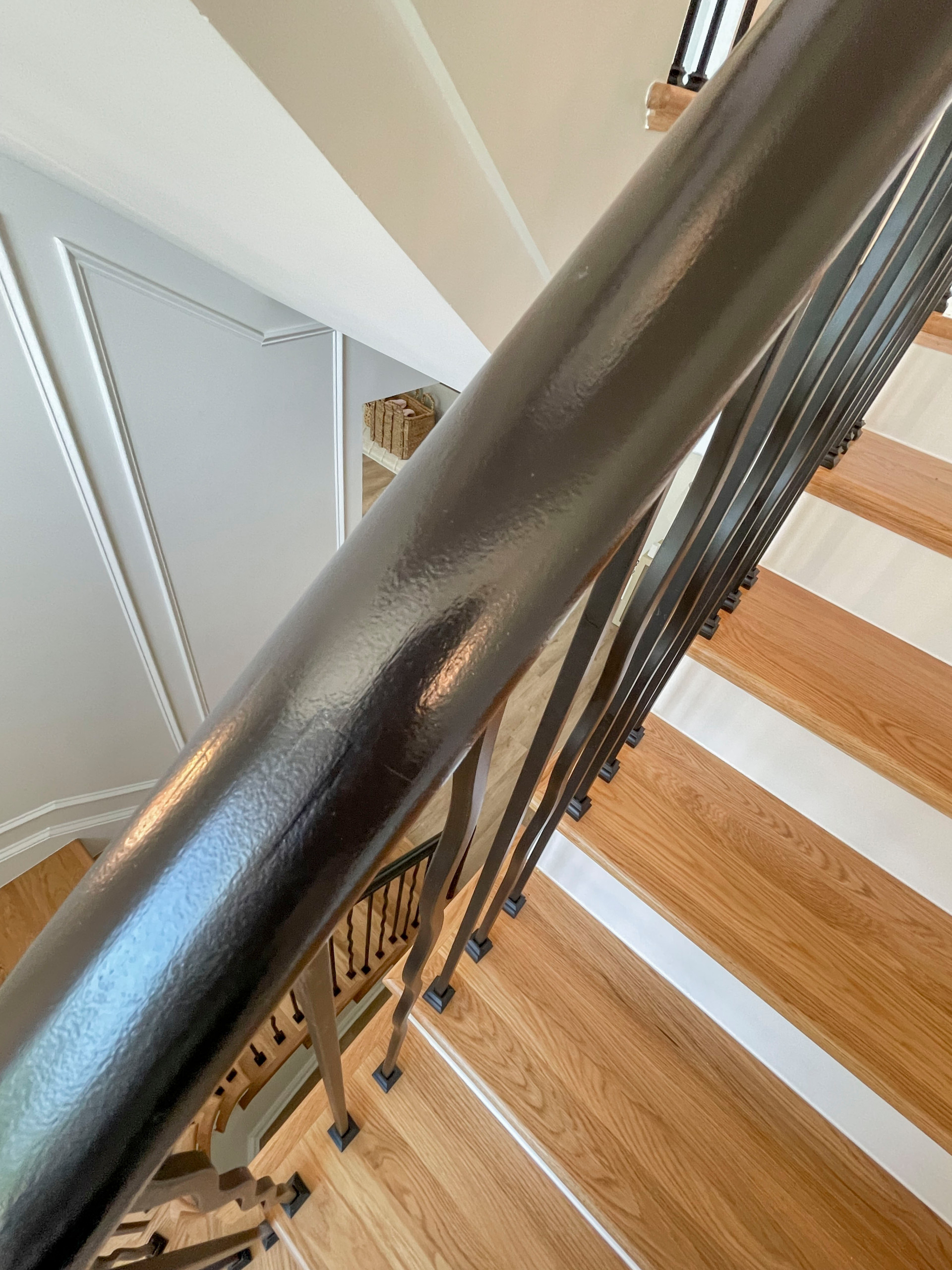 106_Modern Balustrade System Meets Traditional Winding Stairs, Aldie VA  20105