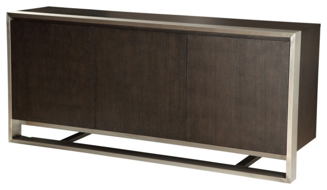 71 Inch Sideboard Dark Brown Brown Modern Moe's Home - Contemporary ...