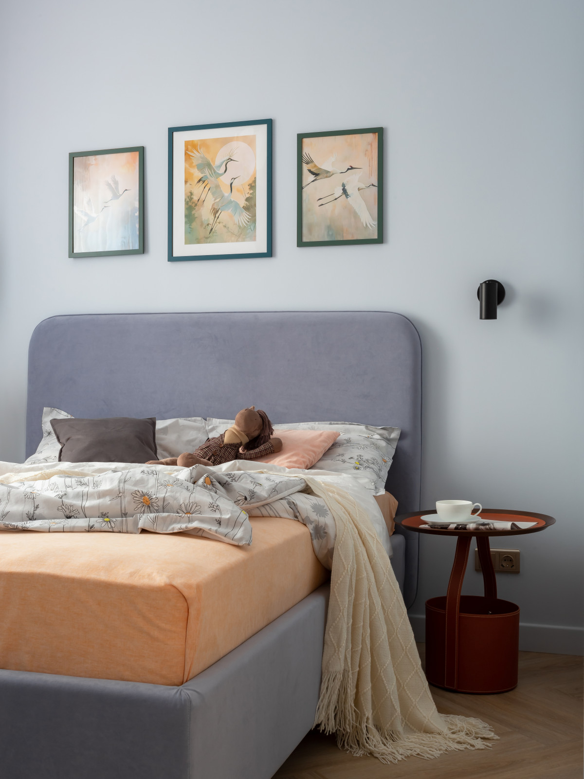 Малые м2 - не помеха комфорта. Смелый и яркий интерьер для молодой семьи