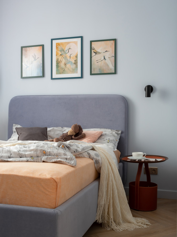 Малые м2 - не помеха комфорта. Смелый и яркий интерьер для молодой семьи