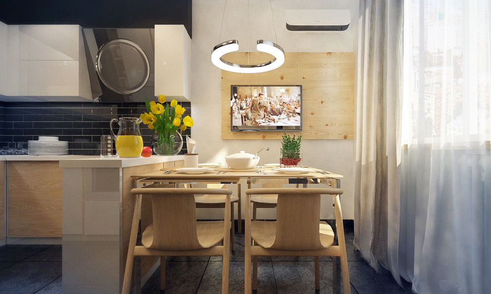 Дизайн кухни в современном стиле.