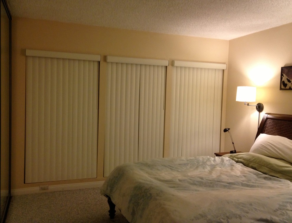 window treatment for three side-by-side windows