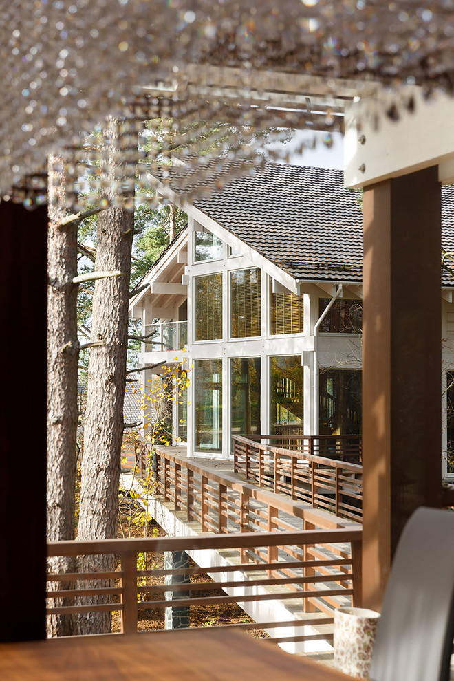 Загородный дом в Рощино. Фотографии.