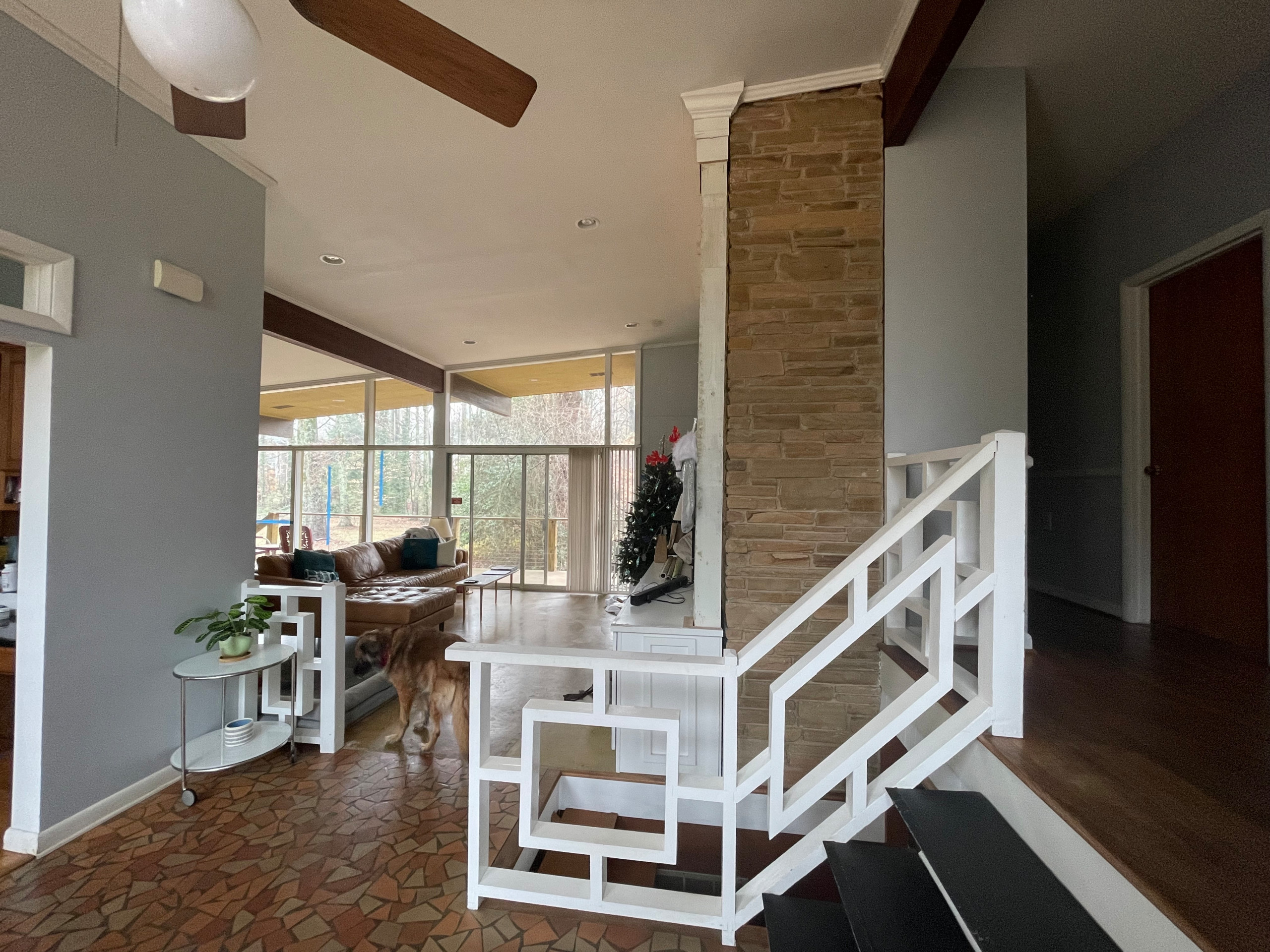 California Modern Split Level Interior