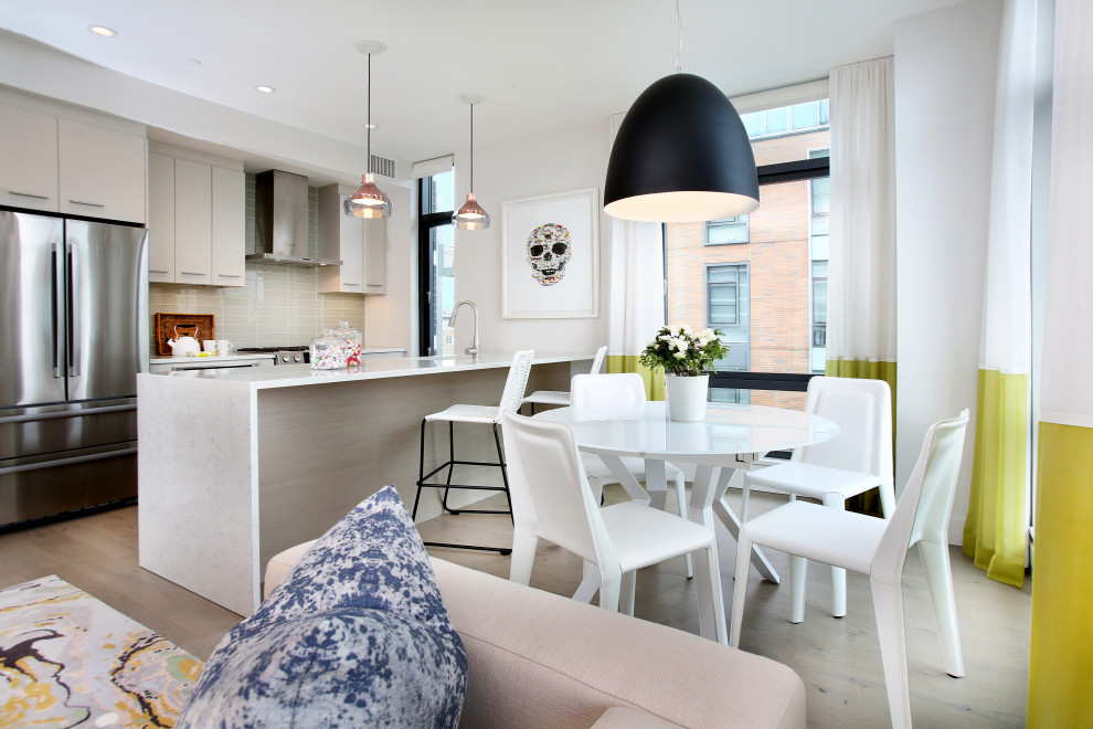 Eclectic kitchen photo in Boston