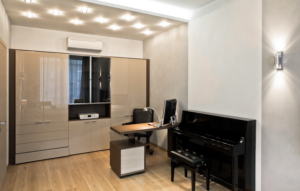 Минимализм в теплый тонах. Квартира. ЖК "Residence" . Санкт-Петербург