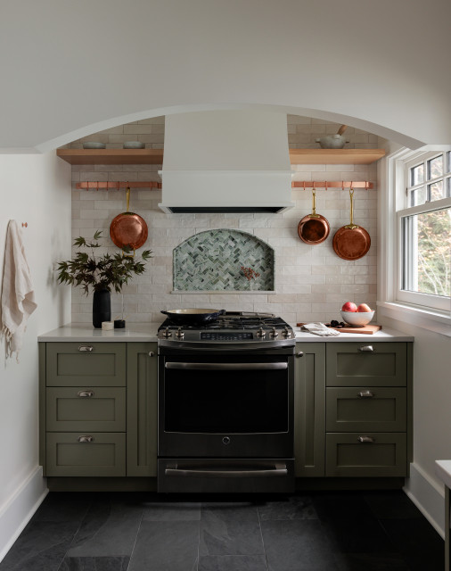 Compact Cottage Kitchen french-country-kitchen