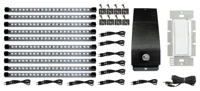 Hardwire Led Under Cabinet Lighting Pro Series 21 Kit Cool White Hardwire Led Under Cabinet Lighting Pro Series 21 Kit Cool White