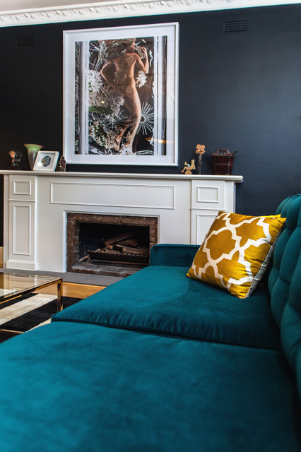 Caulfield House contemporary-living-room