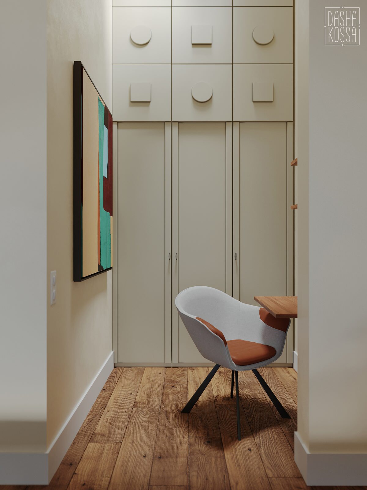 Двухуровневая квартира для загородной жизни в комфортных условиях