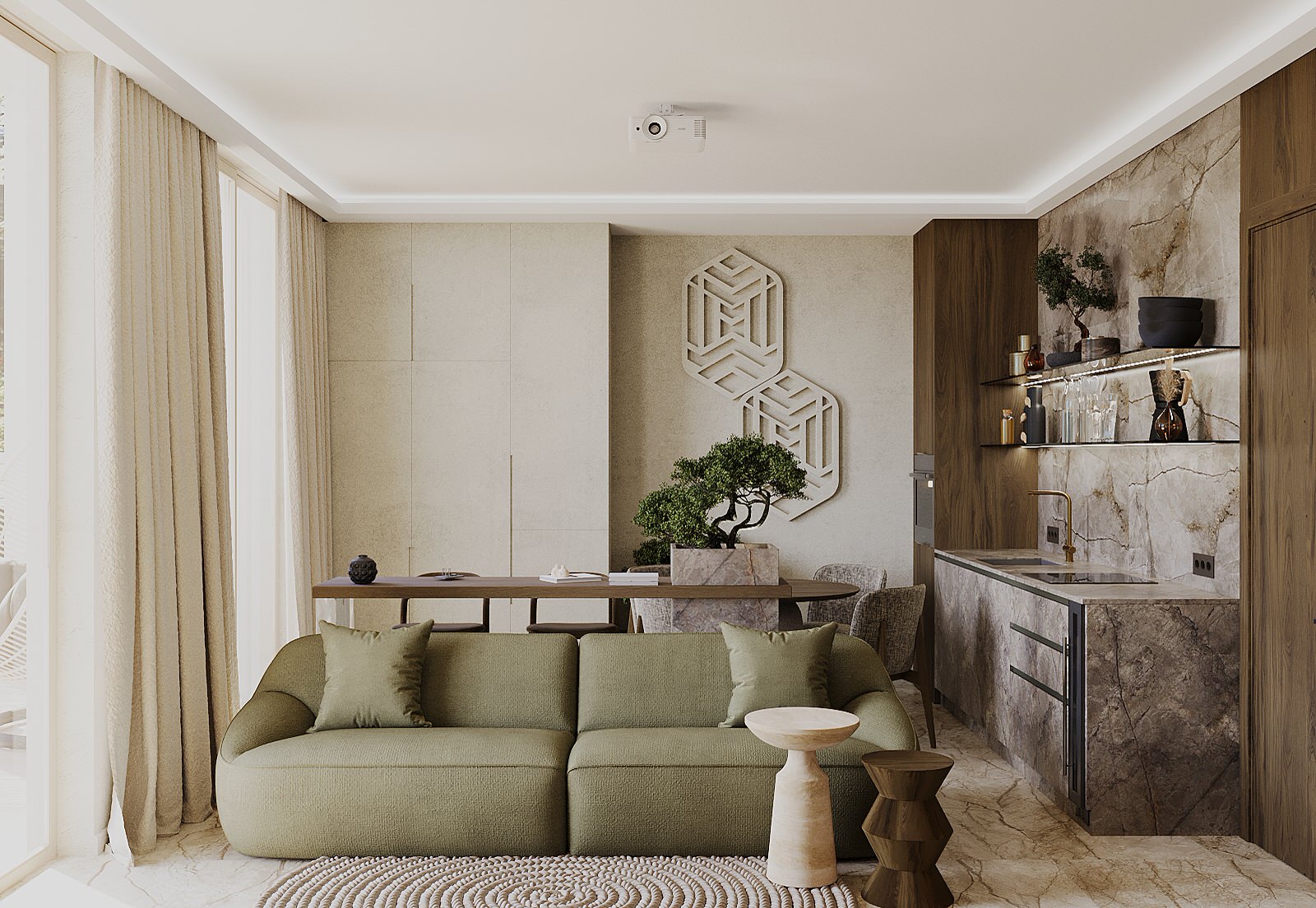 Интерьер 1-но этажной MINIVILLI.terra