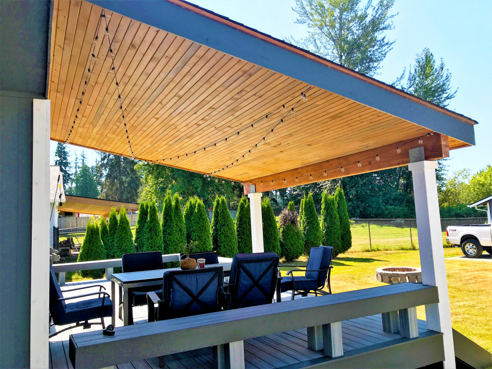 LAKE TAPPS CUSTOM DECK BUILD Traditional Patio Seattle by DCS