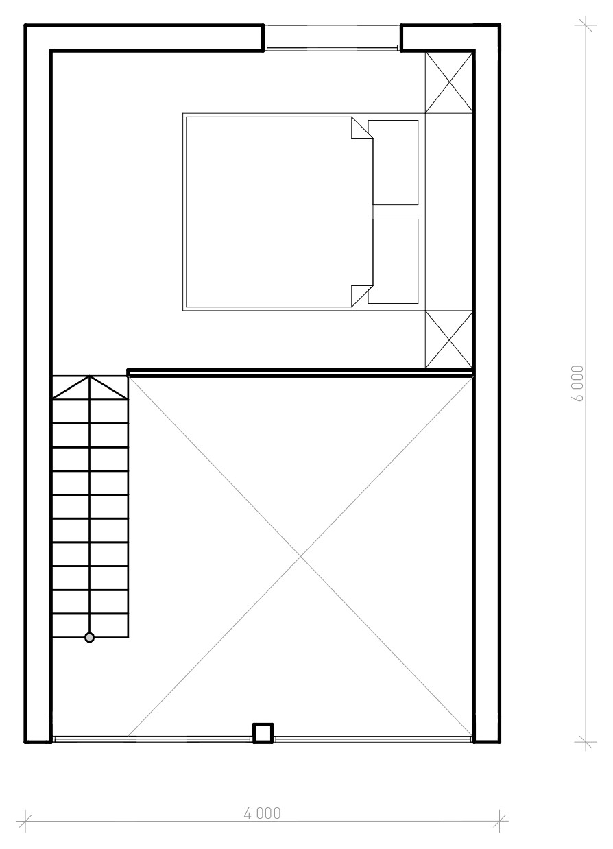Гостевой каркасный дом S28