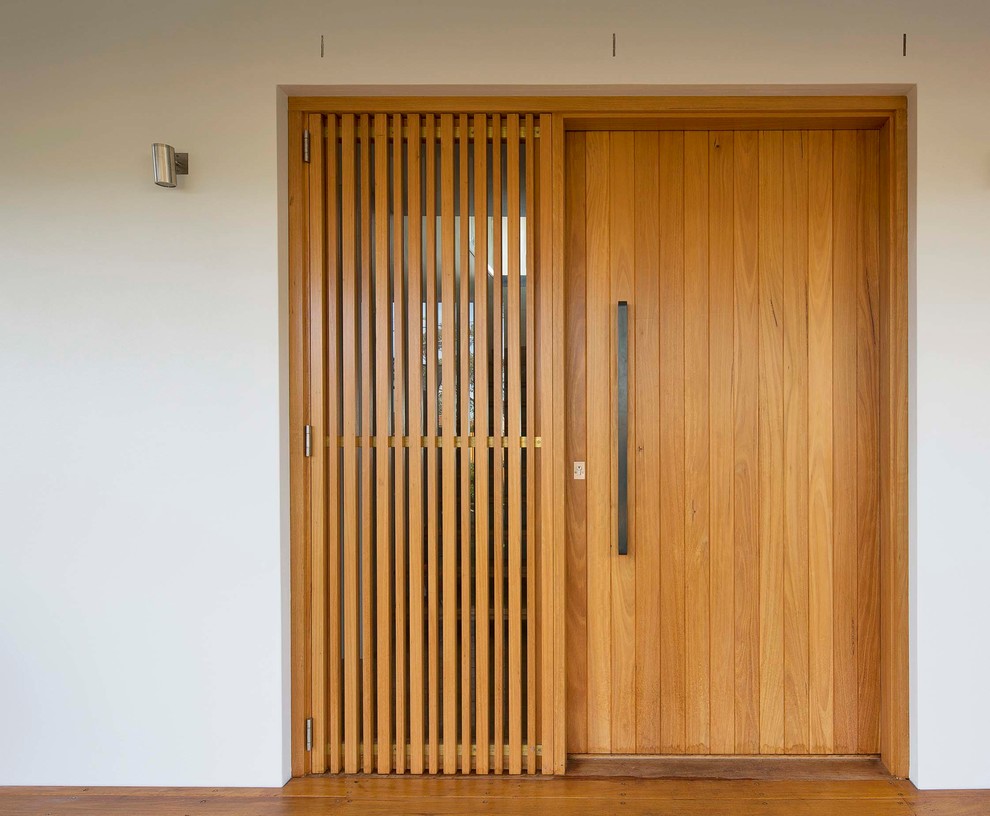 Photo of a modern entryway in Sydney.