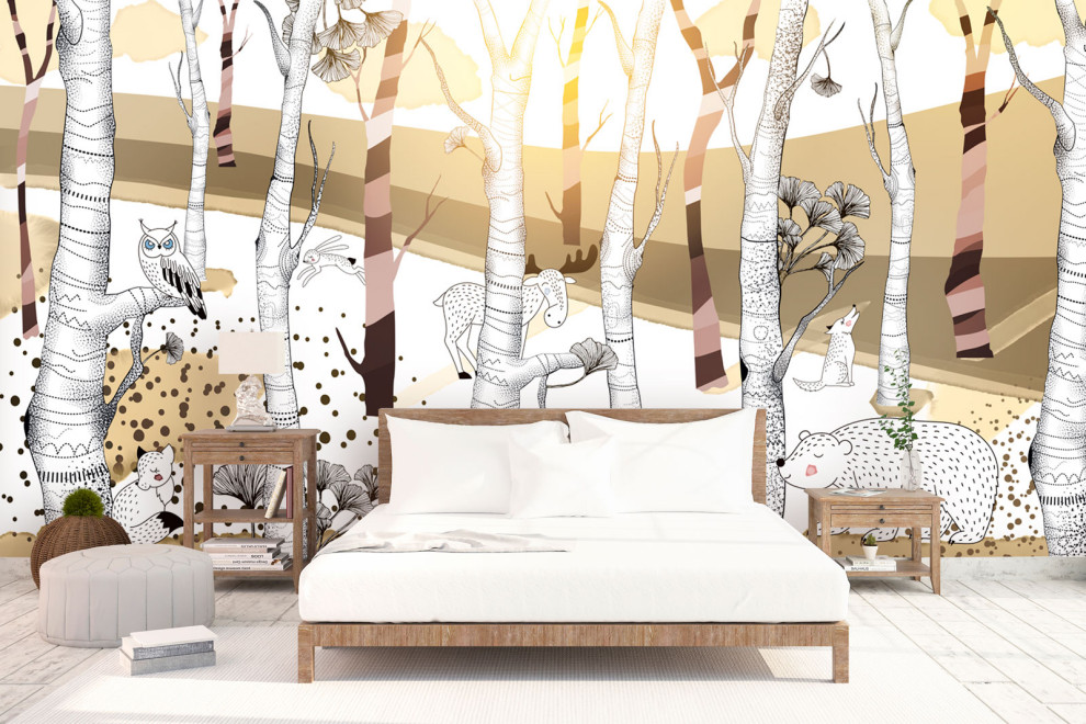 Коллекция фотообоев Woodland