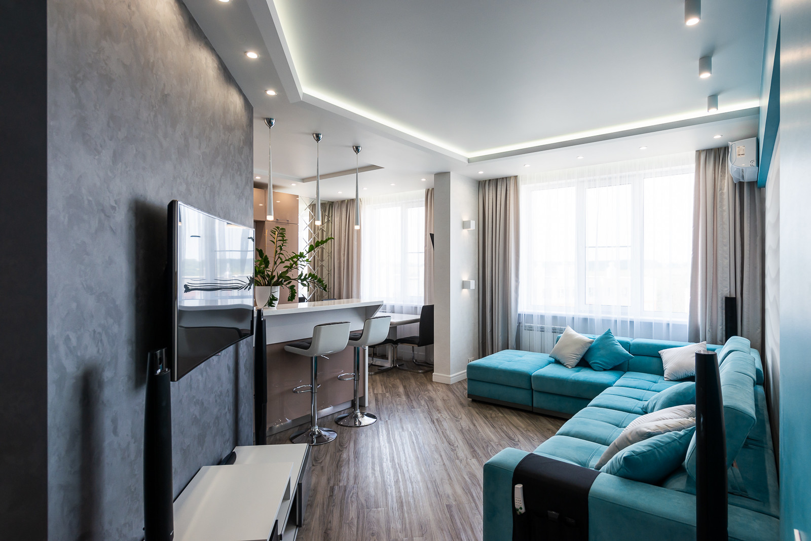 Реализованный интерьер квартиры ЖР "Лесная поляна"