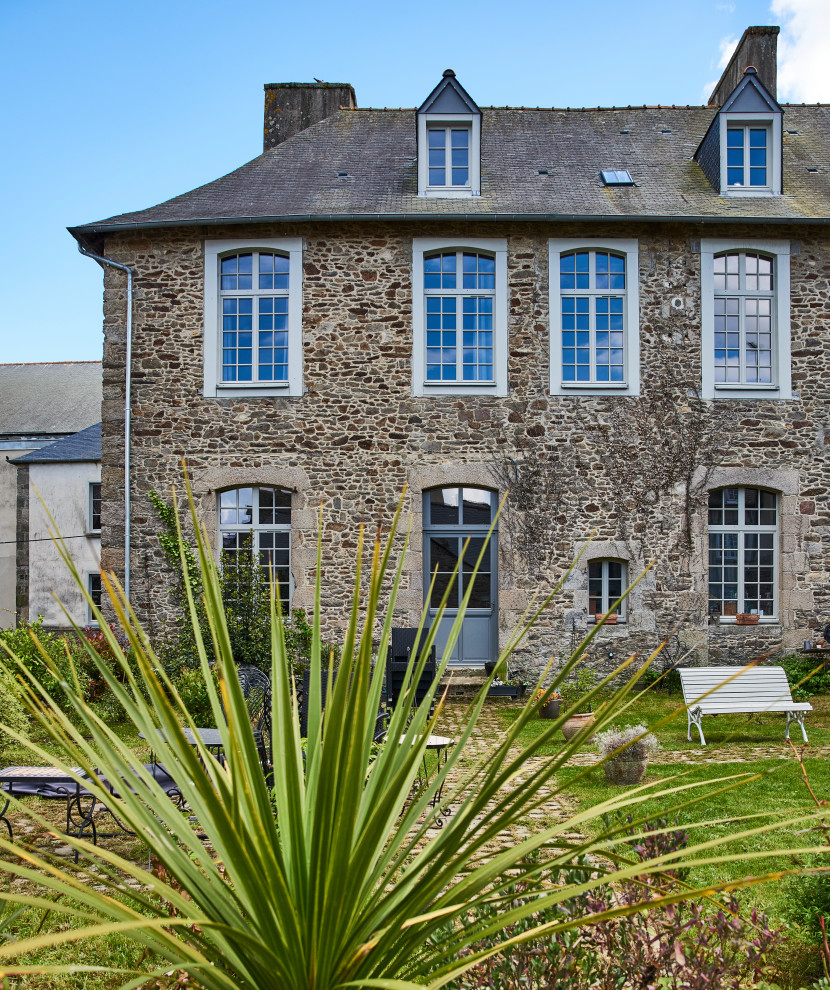 Country House French Country Exterior Austin by Maison Janneau