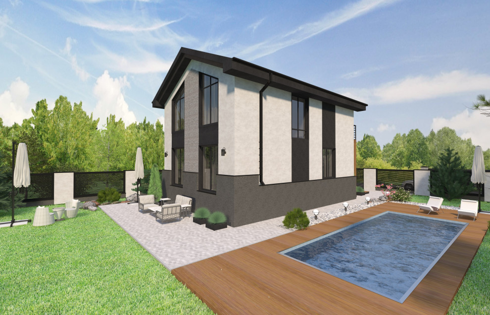 Дом для узкого участка