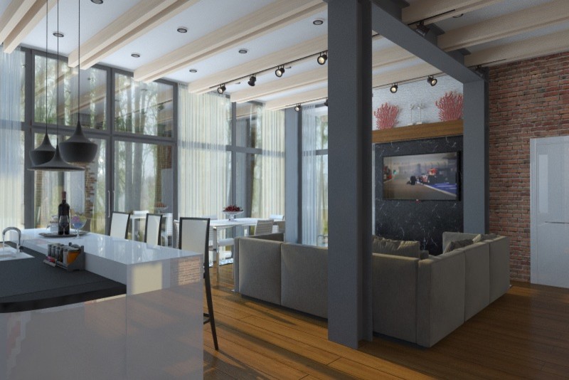 Интерьер жилого дома