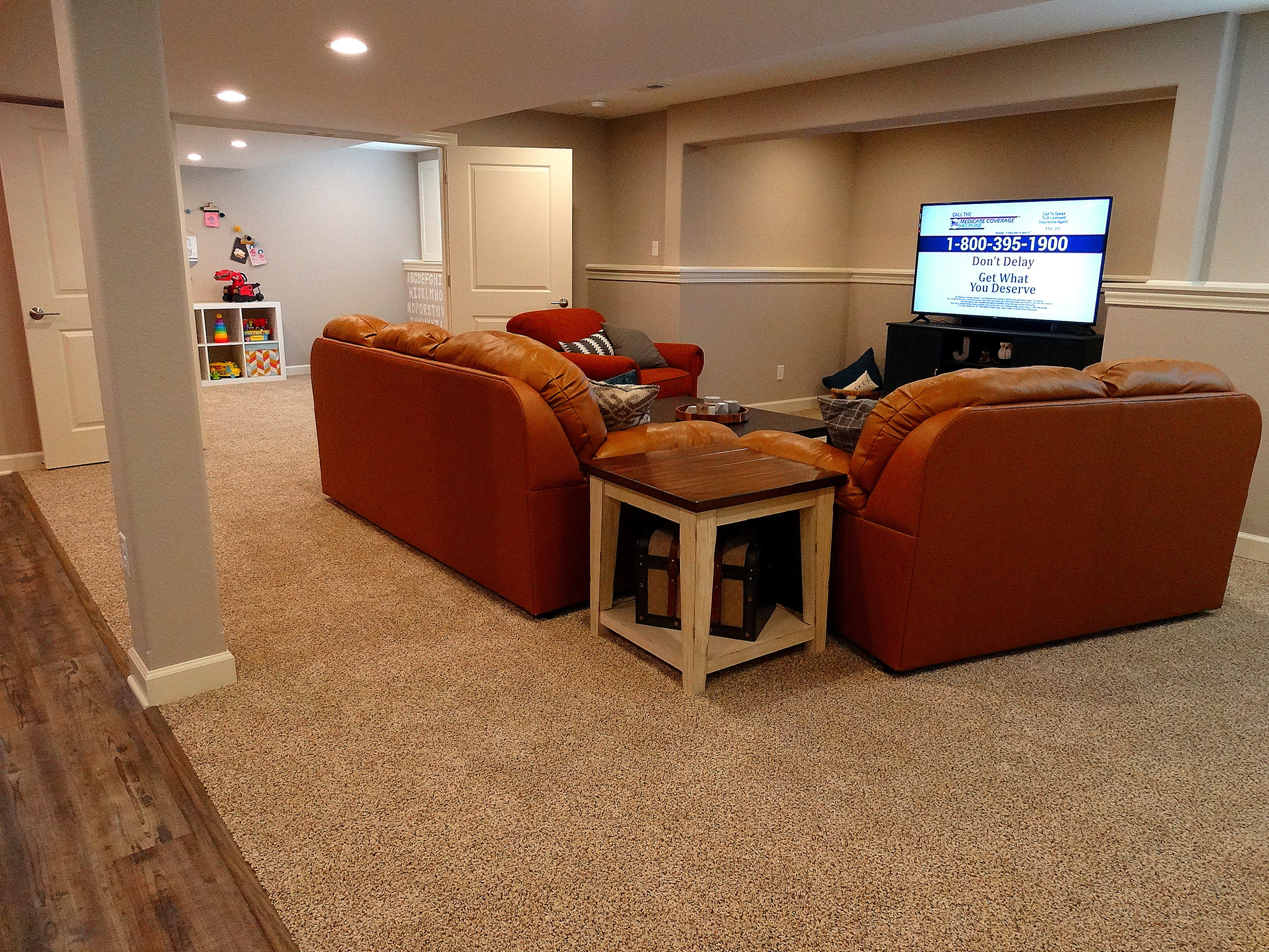 Lower Level Remodel in Lannon, WI