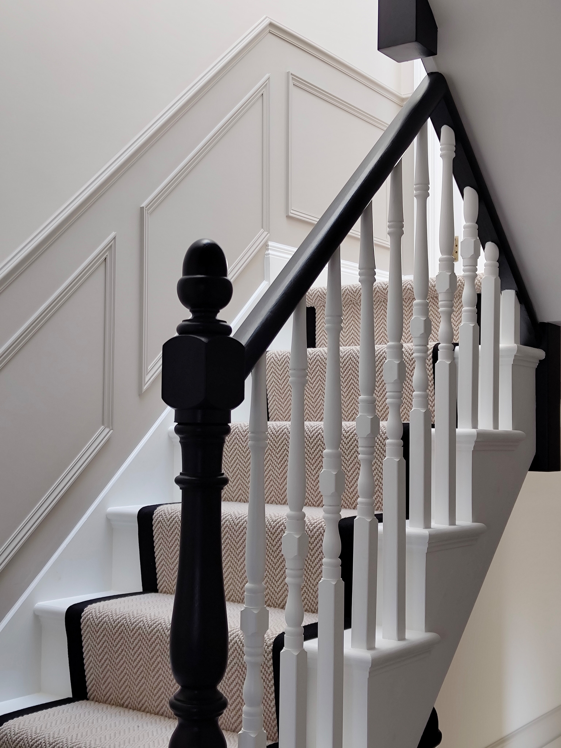 Victorian Hallway: Panelling & Bespoke Runner