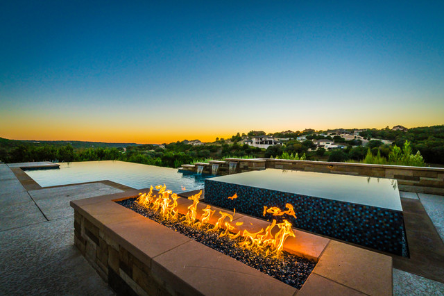 Crystal Falls modern-pools