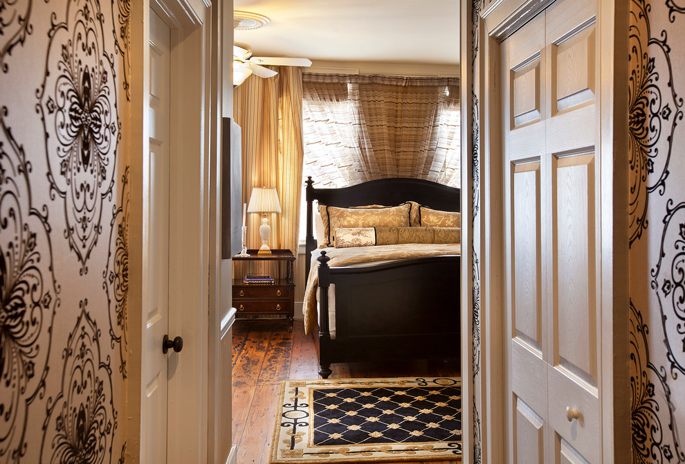 Design ideas for a traditional bedroom in Charleston.