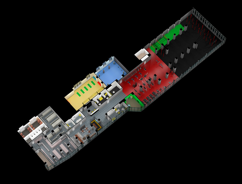 Дизайн-проект тренажерного зала CROSSFIT